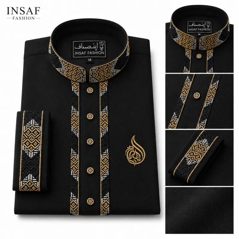 CAINA STAGE Embroidery Black (E2)